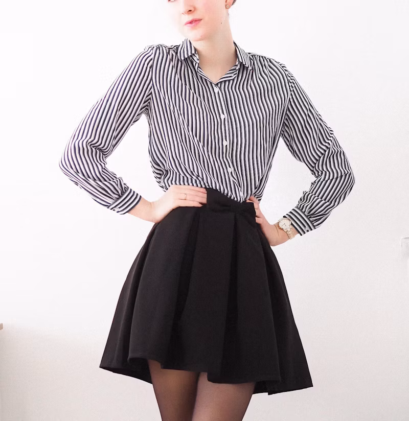 Vestido Midi Canelado